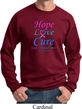 Thyroid Cancer Awareness Hope Love Cure Sweatshirt