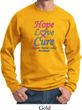 Thyroid Cancer Awareness Hope Love Cure Sweatshirt