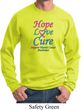 Thyroid Cancer Awareness Hope Love Cure Sweatshirt