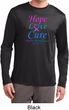 Thyroid Cancer Hope Love Cure Dry Wicking Long Sleeve