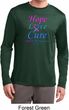 Thyroid Cancer Hope Love Cure Dry Wicking Long Sleeve