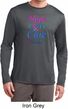 Thyroid Cancer Hope Love Cure Dry Wicking Long Sleeve