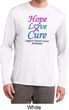 Thyroid Cancer Hope Love Cure Dry Wicking Long Sleeve