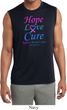 Thyroid Cancer Hope Love Cure Dry Wicking Sleeveless Shirt
