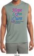 Thyroid Cancer Hope Love Cure Dry Wicking Sleeveless Shirt