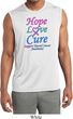 Thyroid Cancer Hope Love Cure Dry Wicking Sleeveless Shirt