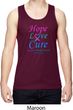 Thyroid Cancer Hope Love Cure Dry Wicking Tank Top