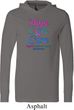Thyroid Cancer Hope Love Cure Lightweight Hoodie