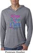 Thyroid Cancer Hope Love Cure Lightweight Hoodie Tee