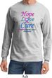 Thyroid Cancer Hope Love Cure Long Sleeve