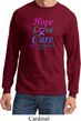 Thyroid Cancer Hope Love Cure Long Sleeve