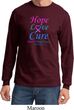 Thyroid Cancer Hope Love Cure Long Sleeve