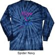 Thyroid Cancer Hope Love Cure Long Sleeve Tie Dye Shirt