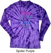 Thyroid Cancer Hope Love Cure Long Sleeve Tie Dye Shirt