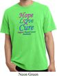Thyroid Cancer Hope Love Cure Pigment Dyed Shirt