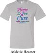 Thyroid Cancer Hope Love Cure Tall T-shirt