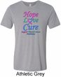 Thyroid Cancer Hope Love Cure Tri Blend Tee