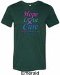 Thyroid Cancer Hope Love Cure Tri Blend Tee