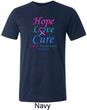 Thyroid Cancer Hope Love Cure Tri Blend Tee