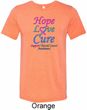 Thyroid Cancer Hope Love Cure Tri Blend Tee