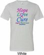 Thyroid Cancer Hope Love Cure Tri Blend Tee