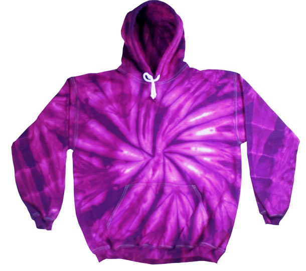 Tie Dye Hoodie Spider Purple Groovy Hoodie Hoodies