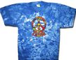 Tie Dye Peace Shirt Funky 70s Peace Crinkle Tie Dye Tee