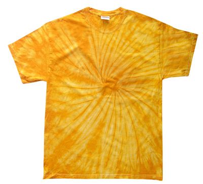 Tie Dye Spider Gold Retro Vintage Groovy Youth Kids T-Shirt Tee Shirt