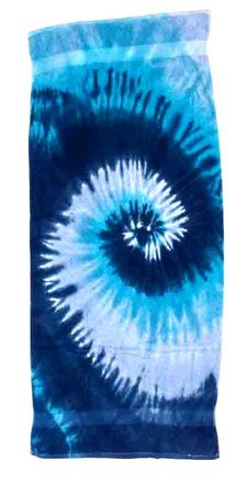 Tie Dye Spider Typhoon Retro Vintage Groovy Beach Towel