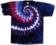 Tie Dye T-shirt Cranberry Swirl Adult Unisex Tee Shirt