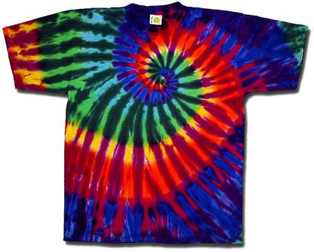 Tie Dye T-shirt Extreme Bright Adult Unisex Tee