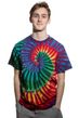 Tie Dye T-shirt Extreme Bright Adult Unisex Tee