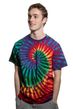 Tie Dye T-shirt Extreme Bright Adult Unisex Tee