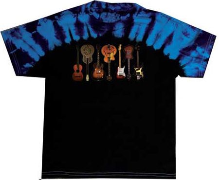 Tie Dye T-Shirt Guitars - Adult