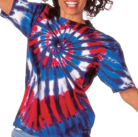 Tie Dye T-shirt - New Glory Spiral Adult Tee