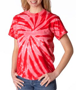 Tie Dye T-shirt - Pinwheel Pattern Adult Unisex Tee