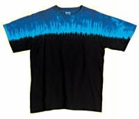 Tie Dye T-shirt Sapphire Blue Gem Top Adult Tee
