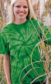 Tie Dye T-shirt Sport Swirl Adult Unisex Tee