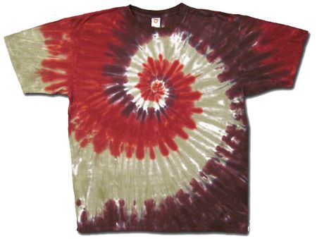 Tie Dye T-shirt - Sundog Desert Clay Swirl Adult Tee