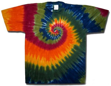 Tie Dye T-shirt - Sundog Earth Tone Swirl Tee