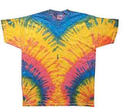 Tie Dye Woodstock Retro Vintage Groovy Youth Kids T-Shirt Tee Shirt