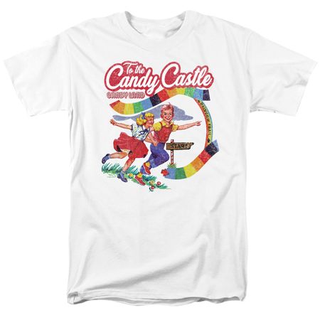 To The Candy Land Castle Adult T-shirt - White