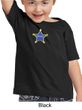 Toddler Kids Police Shirt - Embroidered Star