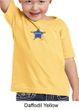 Toddler Kids Police Shirt - Embroidered Star