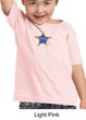 Toddler Kids Police Shirt - Embroidered Star