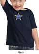 Toddler Kids Police Shirt - Embroidered Star