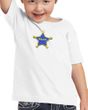 Toddler Kids Police Shirt - Embroidered Star