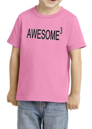 Toddler Shirt Awesome Cubed Tee T-Shirt
