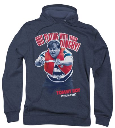 Tommy Boy Hoodie Sweatshirt Dinghy Navy Adult Hoody Sweat Shirt