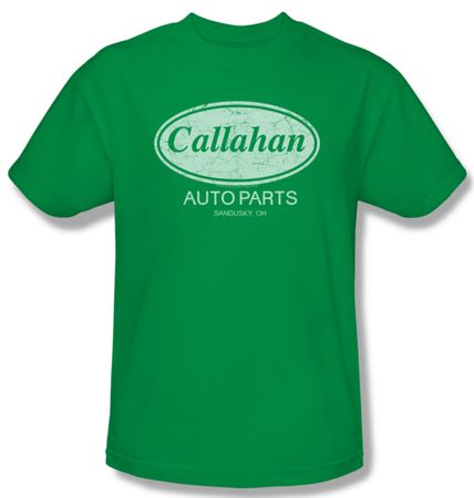 Tommy Boy Shirt Callahan Auto Adult Kelly Green Tee T-Shirt